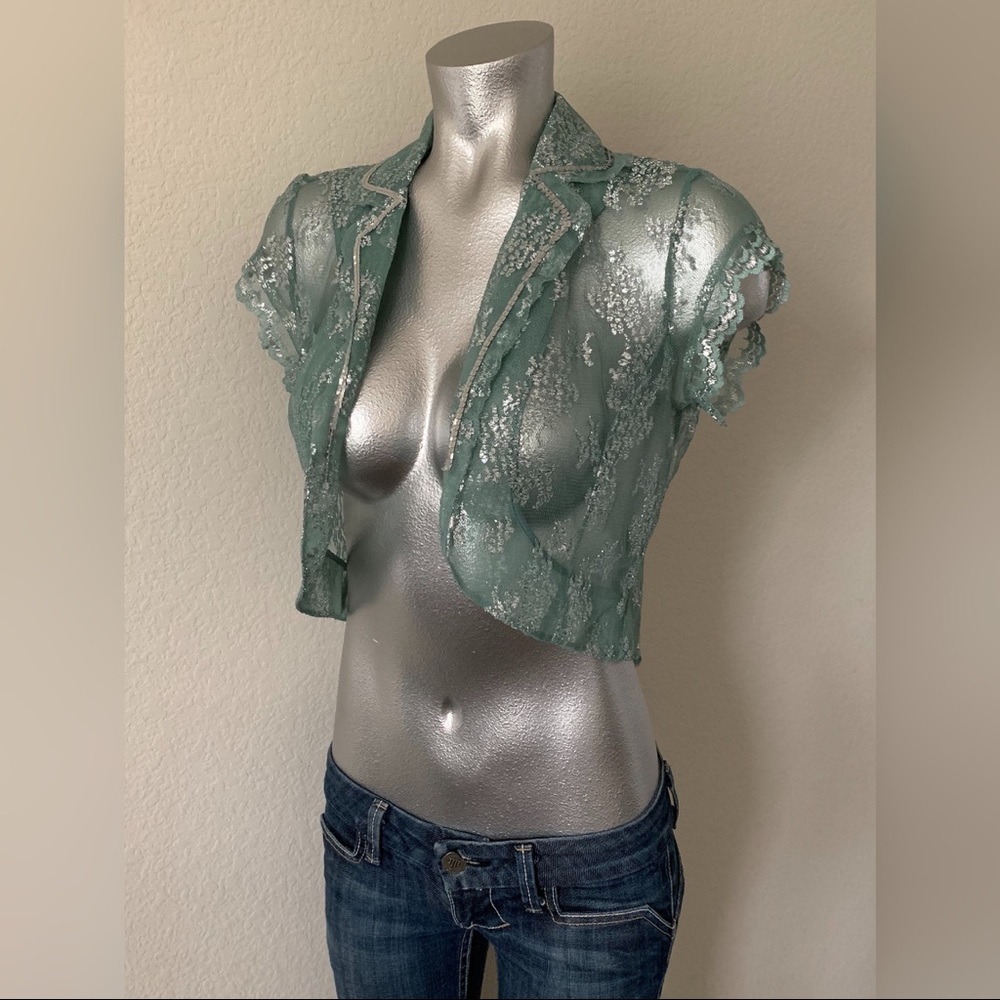Lace Bolero Jacket - Picture 1 of 8